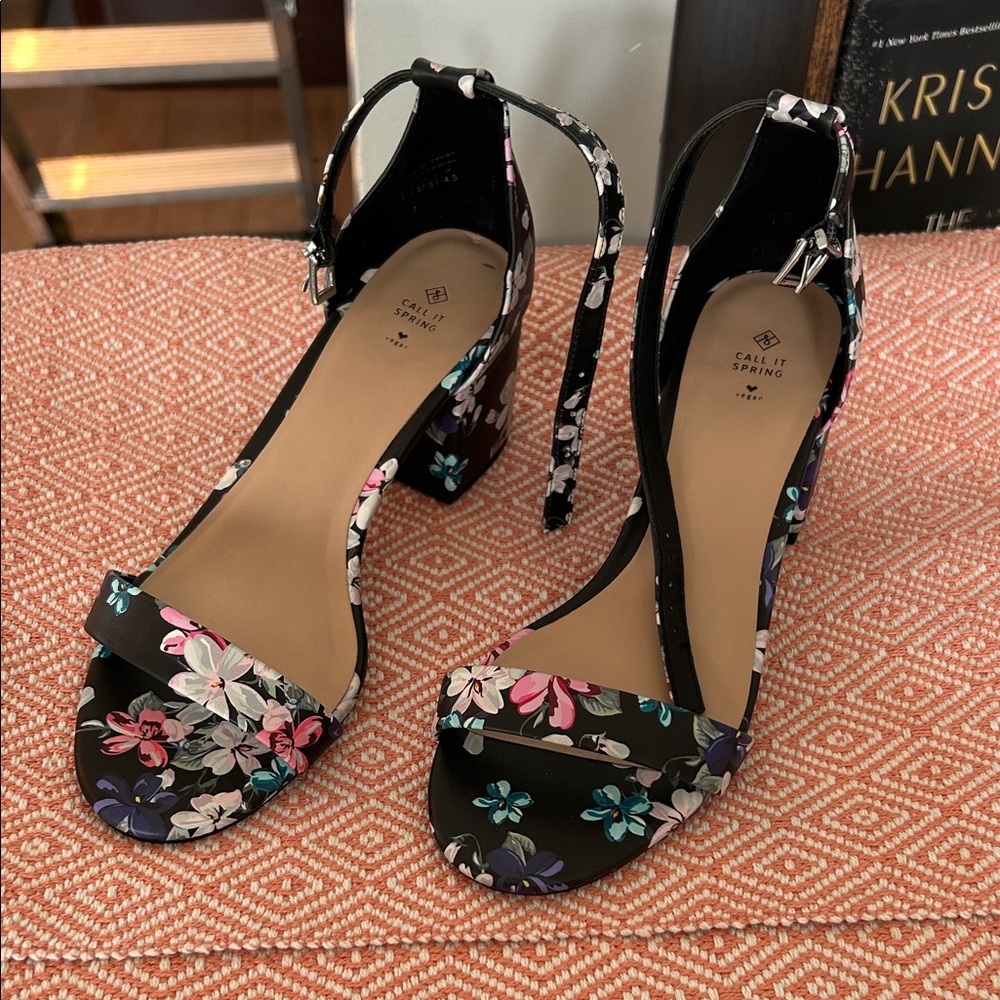 Calvin Klein: Call it Spring Floral Black Heels